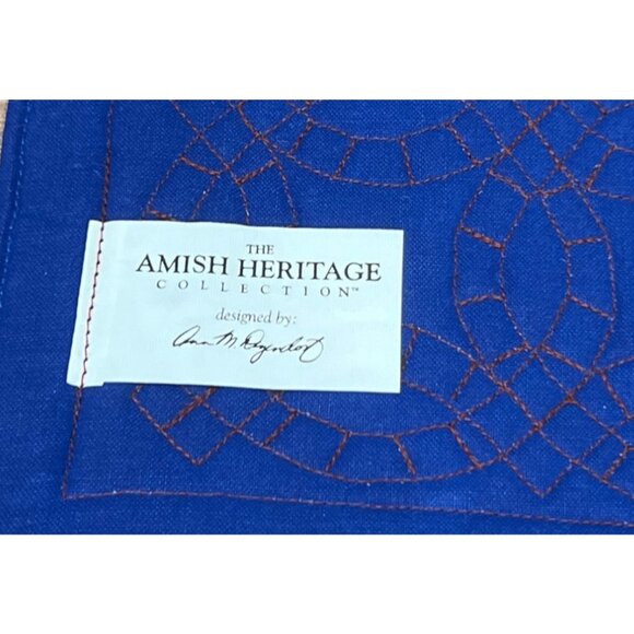 1.8 VTG Amish Heritage Collection Willitts Frameable Quilt by Ann Dezendorf 6X6 - Picture 7 of 7